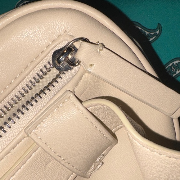 Torrid Faux Leather Quilted Belt Bag in Cream - Picture 10 of 14